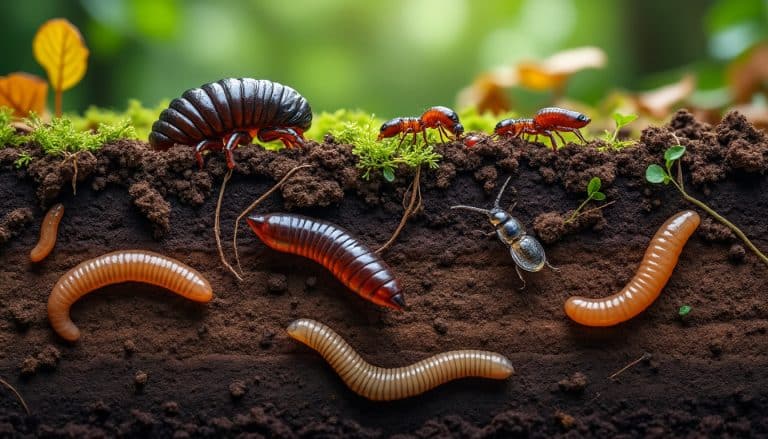 Insectes du sol : le rôle des décomposeurs