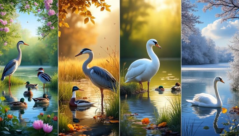 Oiseaux d'eau : les milieux et les saisons